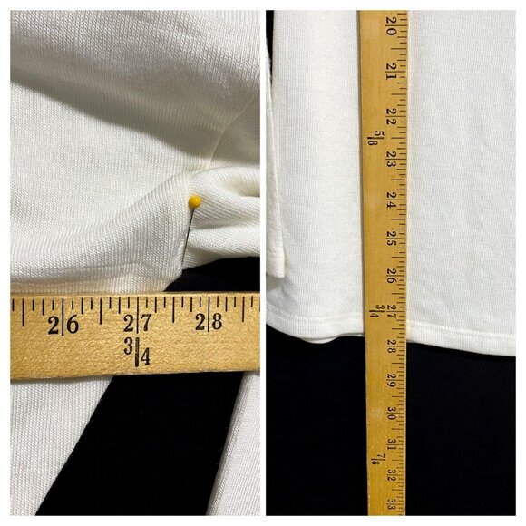 New Go Couture Flocking Birds Print Tunic Sweater - Picture 8 of 8